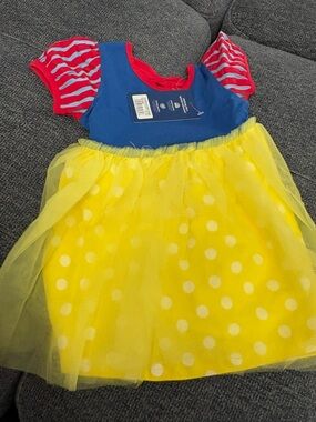 Rufflebutts princess bow twirl dress snow white